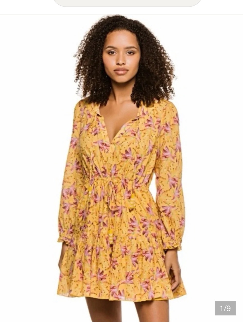 Farm Rio Banana Sunshine Mini Dress Size L